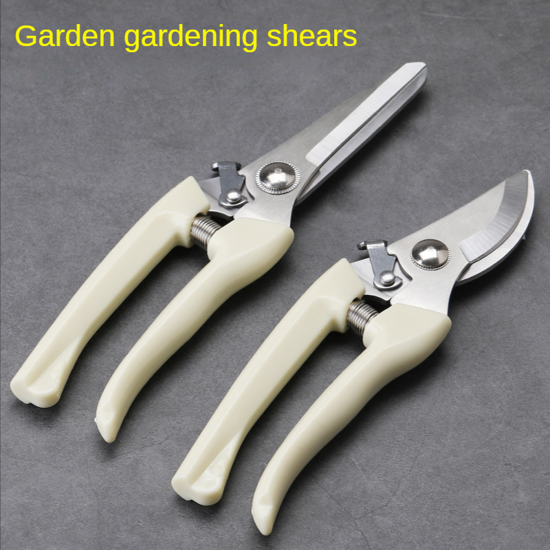 1pc Stainless Steel Pruning Shears Multifunctional Gardening Scissors