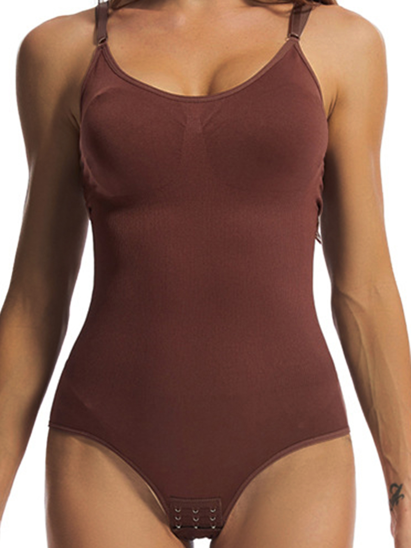  2022 Ladies Breathable Shapewear, 4 in 1 Solid Color
