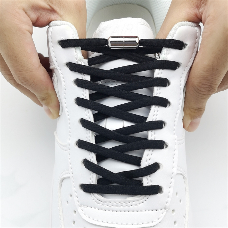 No Tie Shoe Laces Lazy Elastic Shoelaces With Metal Capsule - Temu