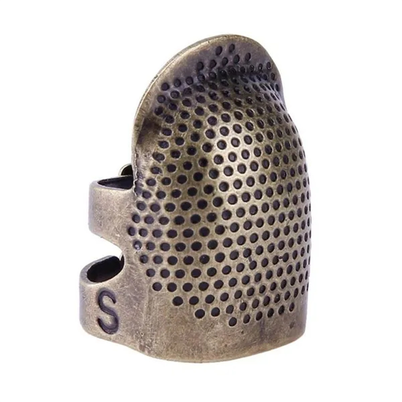 Sewing Thimble Finger Protector Retro Handwork Sewing Thimble Embroidery  Needlework Metal Brass Sewing Thimble Sewing Tools Accessories 