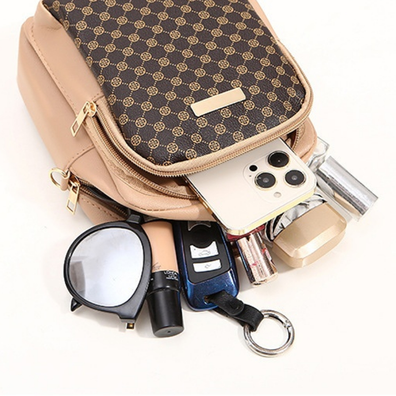 Geometric Pattern Phone Bag, Women's Fashion Flap Chain Shoulder Bag,  Stylish Faux Leather Crossbody Bag - Temu