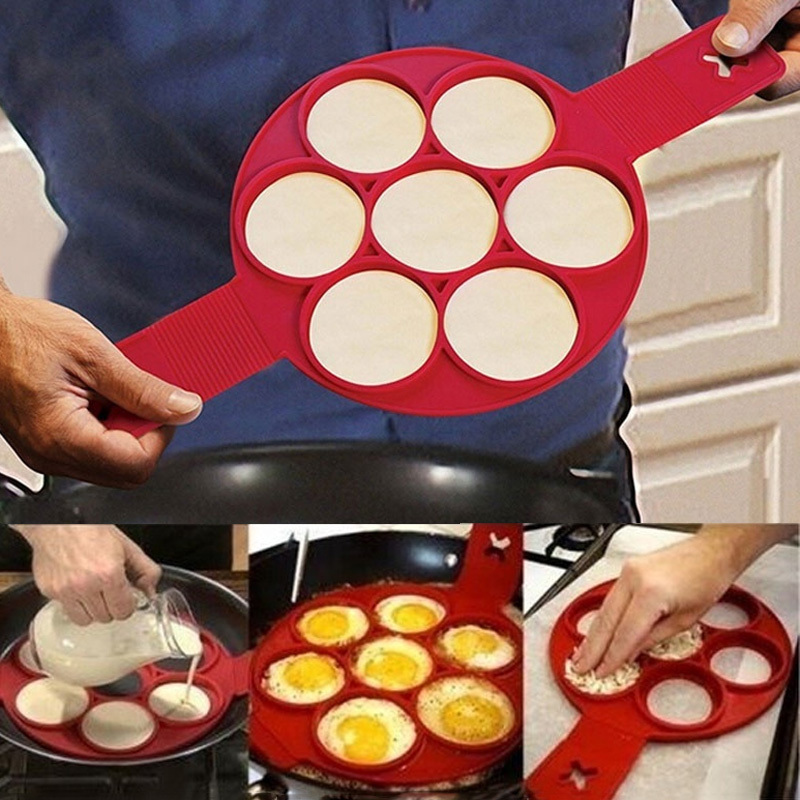 Health and Home Electric Mini Pancake Pan Non-stick Egg Frying Pan Mini  Crepe Maker Snacks or Desserts egg cooker
