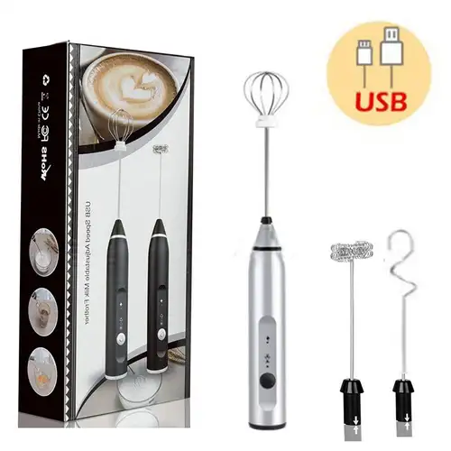 Dropship 1 Milk Frother With Stand Handheld Frothing Electric Whisk With ;  Speed Blender; Milk Froth; Mini Blender And Coffee Blender Froth Smoothie;  Latte; to Sell Online at a Lower Price