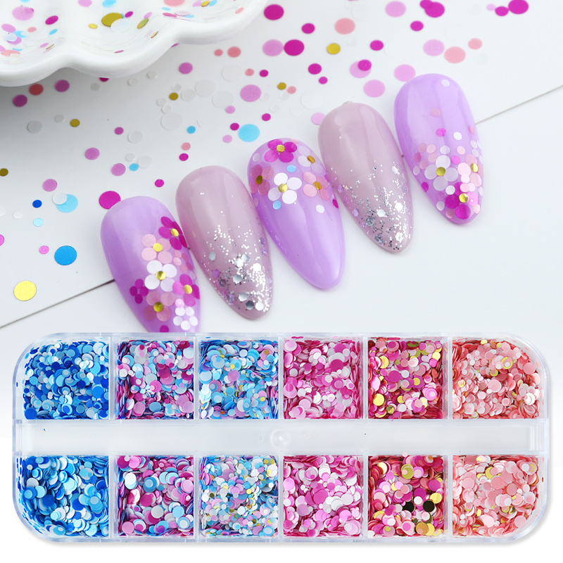 Nail Art Sequins Rectangle Flakes Glitter For Nails Decoration Bright