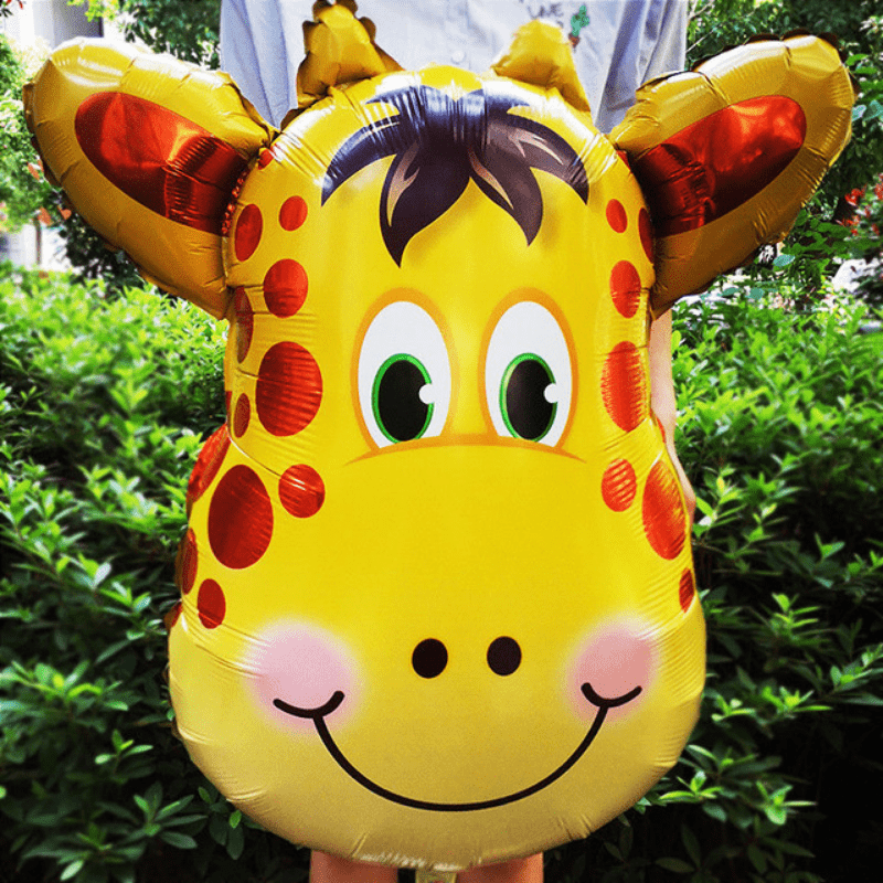 3pcs 24 Animal Head Balloons for Forest Animal Parties & Kids