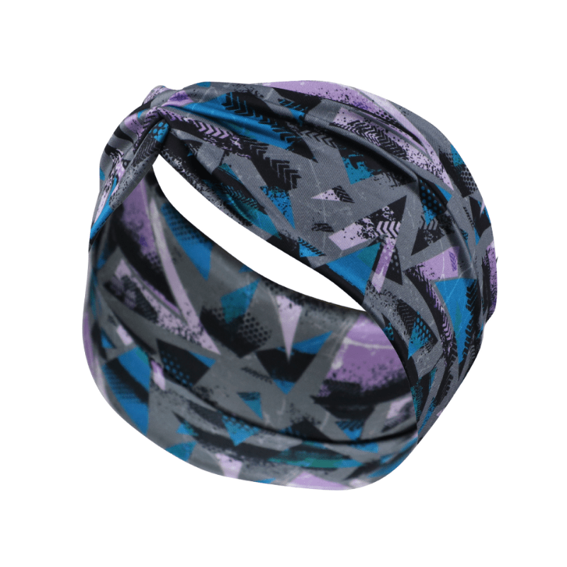 Dropship Camo Pattern Sports Stretchy Headbands; Knotted Sweat