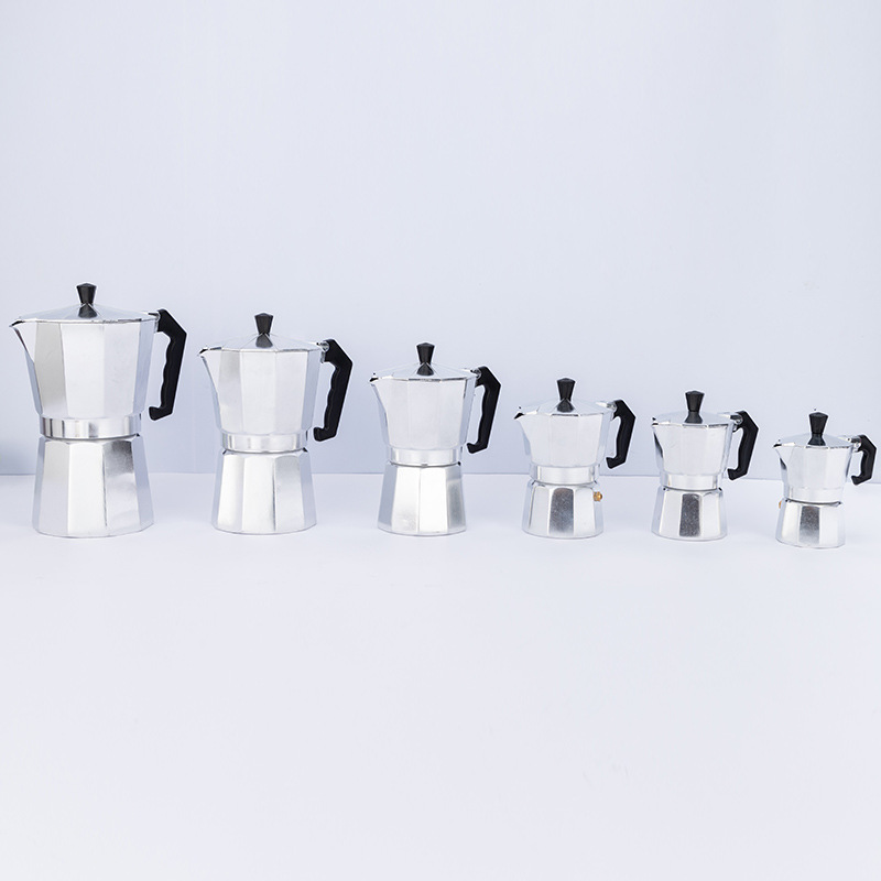 Moka Pot Coffee Mill Espresso Induction Machine Aluminum Italian Coffeeware  Classic Tools Cafetiere Latte Stove Top Portable Cafe From Yiyu_hg, $13.09