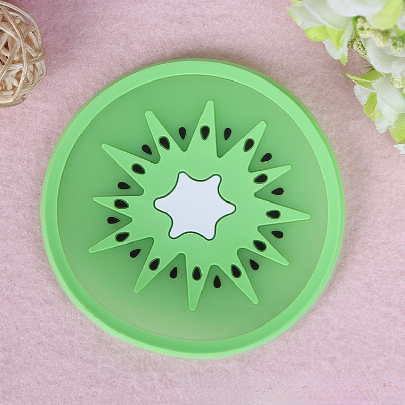 1pc Round Silicone Insulation Mat, Heat Resistant Anti-scald Anti-slip  Table Mat, Pot Bowl Cup Mat 7in