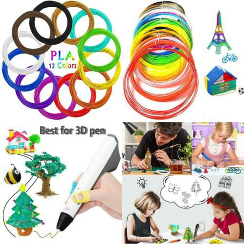 Pla Colored Odorless Safety Plastic 3d Pen Filament For 3d - Temu