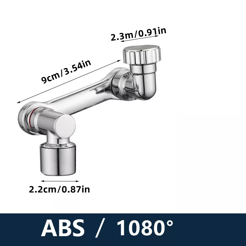 Aérateur de robinet d'extension pivotant à bras robotisé universel à 1080 °