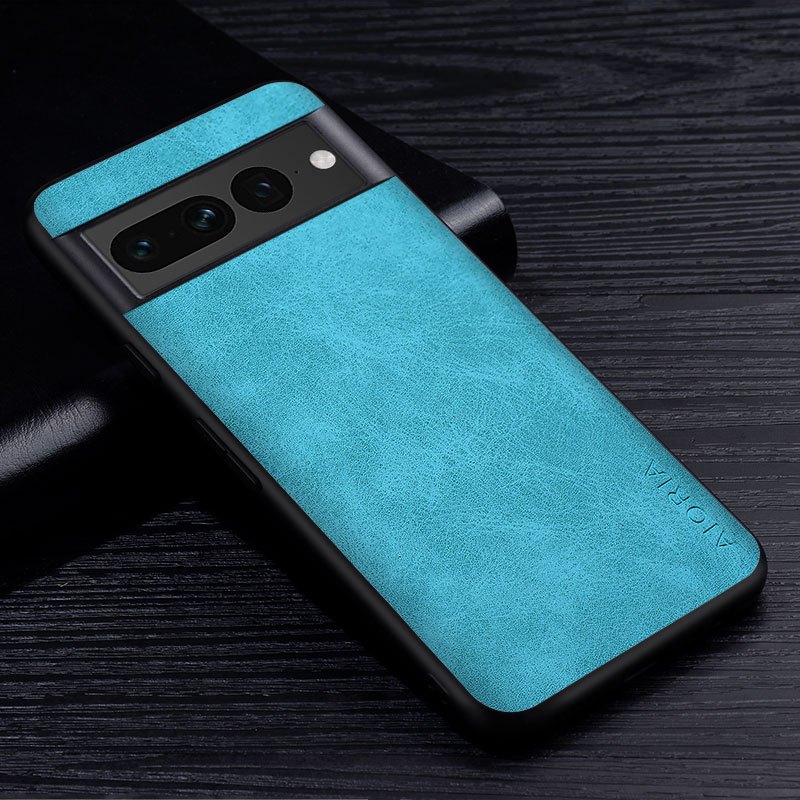 Fashion Square Leather Phone Case For Google Pixel 7 6 Pro 6A Luxury  Geometric cover