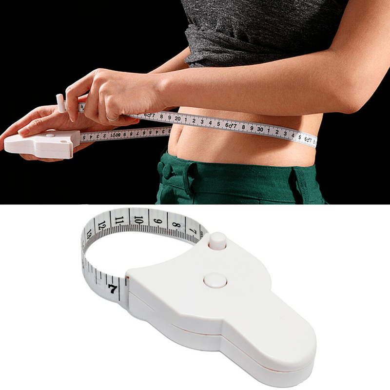 Body Measure Tape (3 Pack) Portable Retractable Accurate Measuring Tape for  Body with Lock Pin and Push-Button Retract Double Scale for Fitness