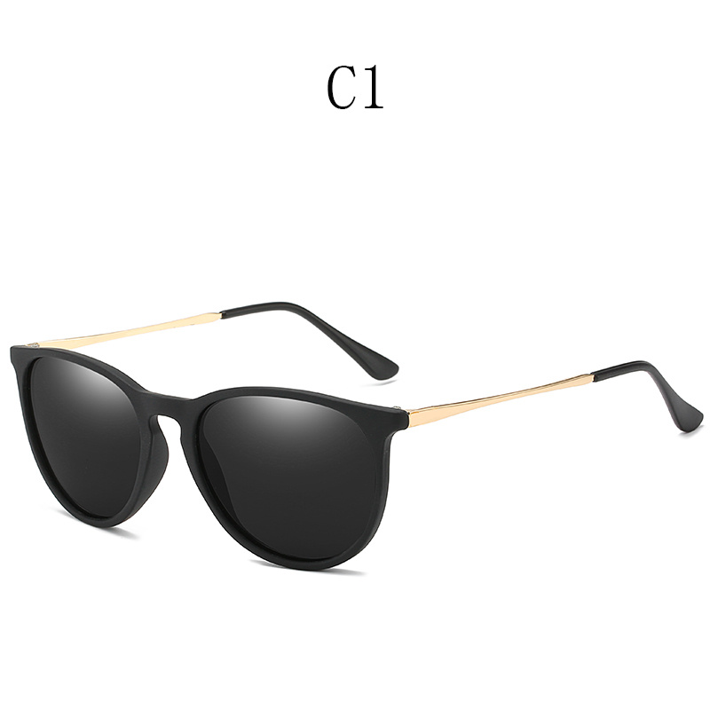 1 Uds gafas de sol para mujer polarizadas Retro montura grande diseñador de  gran tamaño protección UV400 MJ85 JM
