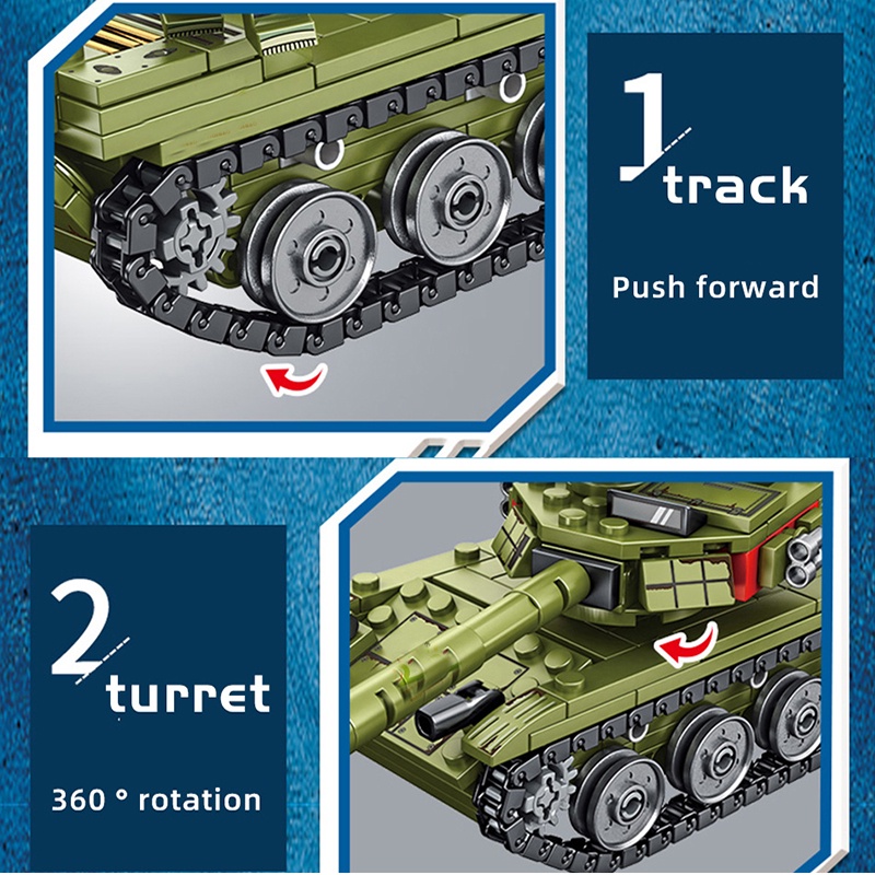 324PCS Tank militaire Série principale de bataille Arme Ww2 - Temu Canada