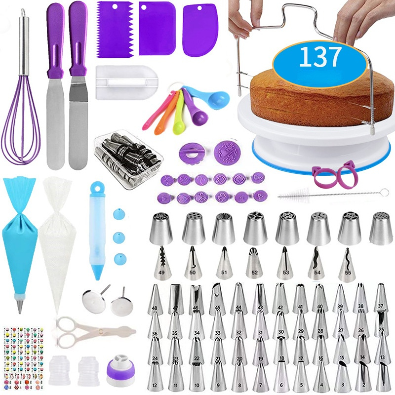 Cake Decorating Kit, 527 PCS Cake Decorating Supplies, Baking Supplies —  CHIMIYA