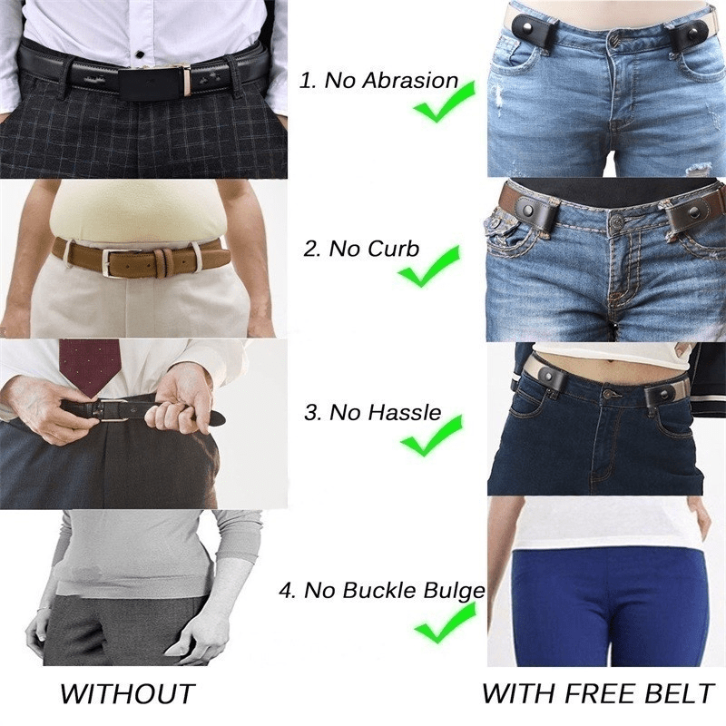 Trendy No Buckle Elastic Waist Belt Men Adjustable - Temu Germany