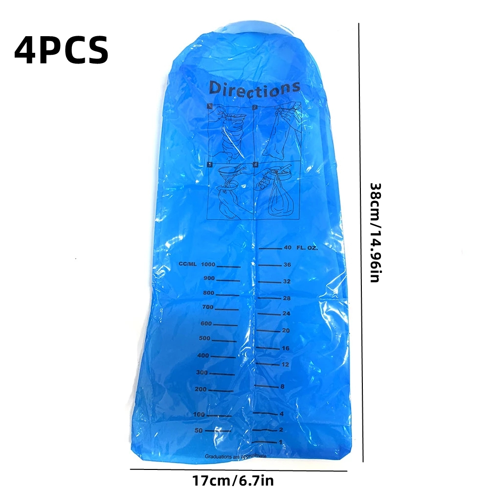 5/10 Piezas, Bolsa De Vómito Desechable, Bolsa De Vómito, Bolsa De Vómito  De Alta Densidad De 1000 Ml, Adecuada Para Náuseas Matutinas, Niños, Mujeres