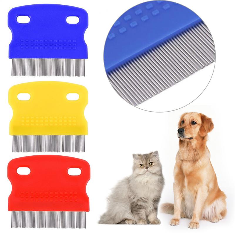 1 Pc Stainless Steel Dog Eye Clean Care Comb | Pet Grooming Comb