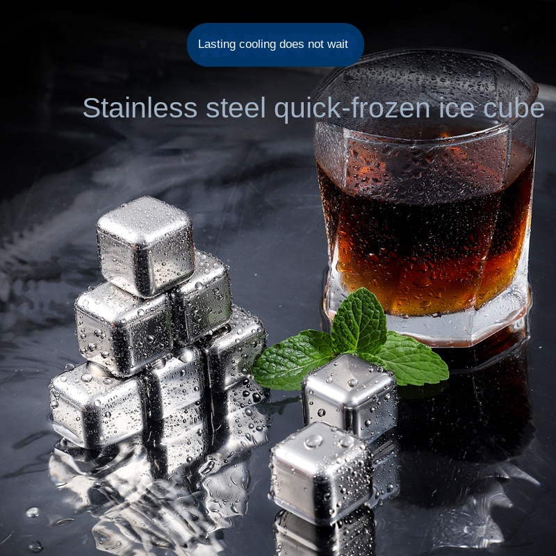 Whiskey Stone Food Grade 304 Stainless Steel Ice - Temu