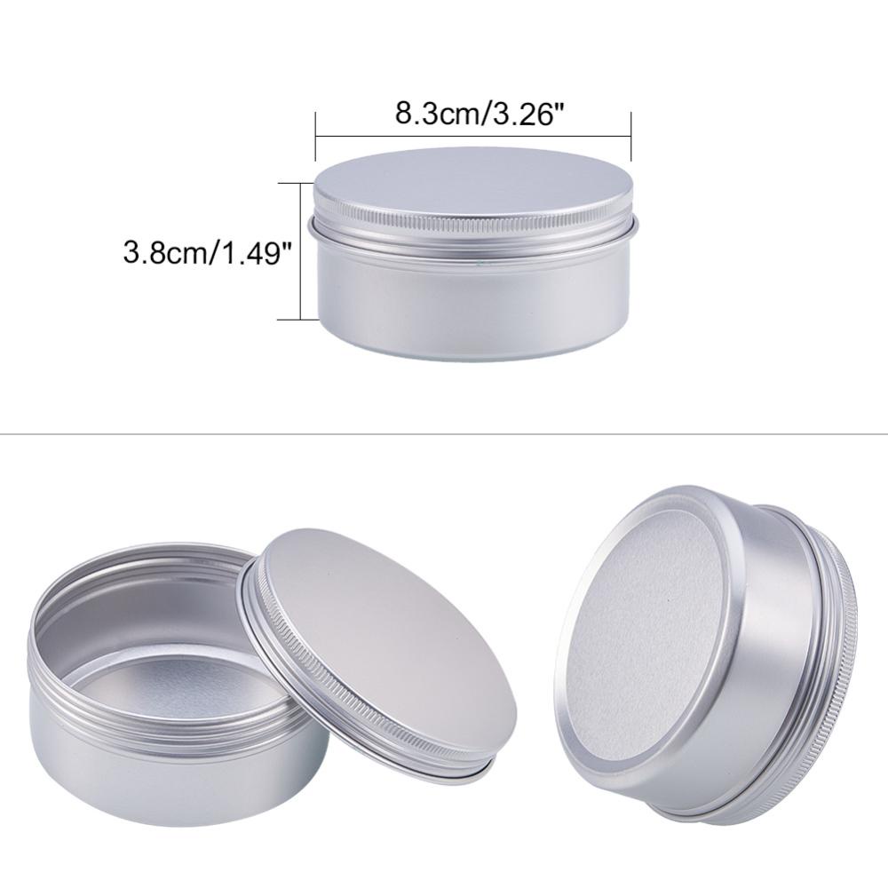 1 oz Tin Screw Top Container with Tight Sealed Screwtop Cover. Use for  Storing Small Food Items, Condiments, Spices and More (3, 1 Oz)