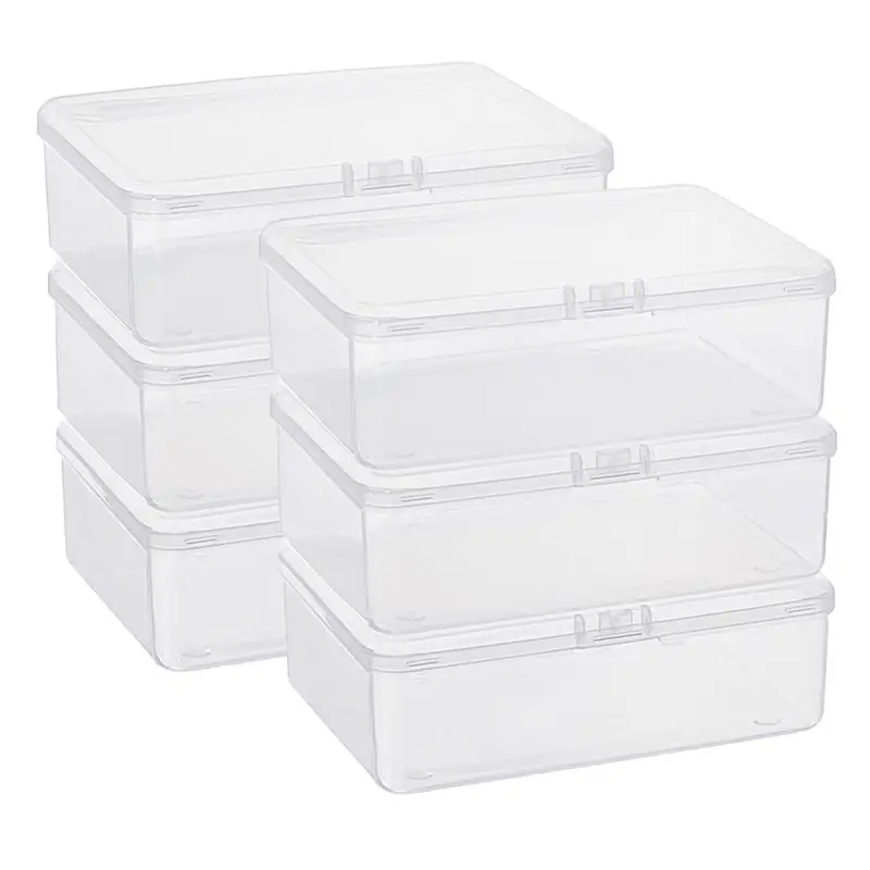 6pcs 18 pack Clear Plastic Bead Storage Containers with Lids - Perfect for  Earplugs, Pills, and Tiny Beads - Organize and Protect Your Jewelry Finding