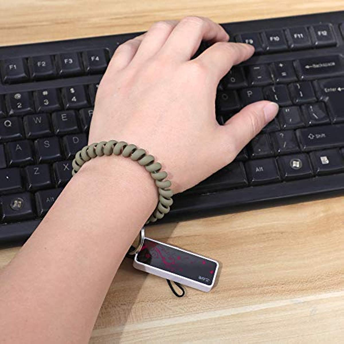 6pcs stretchable wristband wristlet keychain Temu