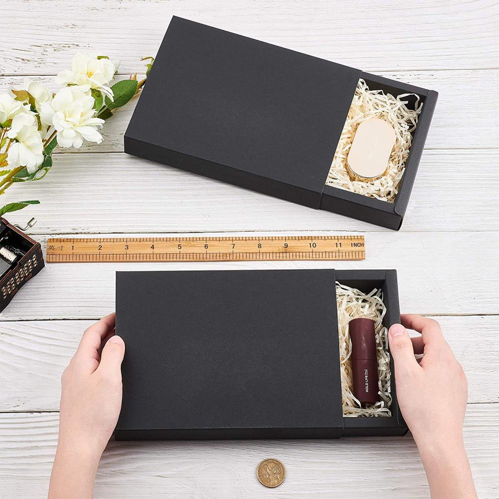 Wholesale 8x6x2.2cm Black Craft Paper Packaging Box Wedding Party Gift  Candy Package Boxes Jewelry Handmade Soap Storage Kraft Paper Box From  Awepack, $12.37