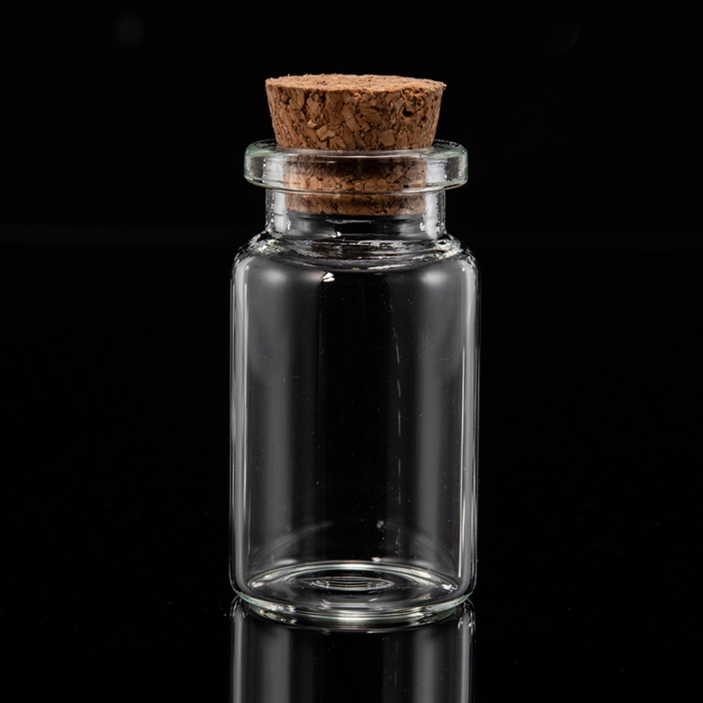 Mini Glass Bottles Jars Cork Stoppers Small Wishing Bottle - Temu