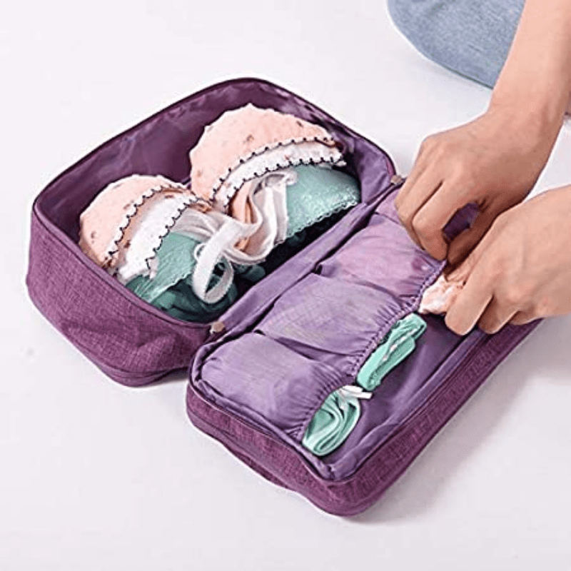 Travel Storage Bag, Portable Bra & Underwear Storage Bag Luggage Packing  Bag For Lingerie