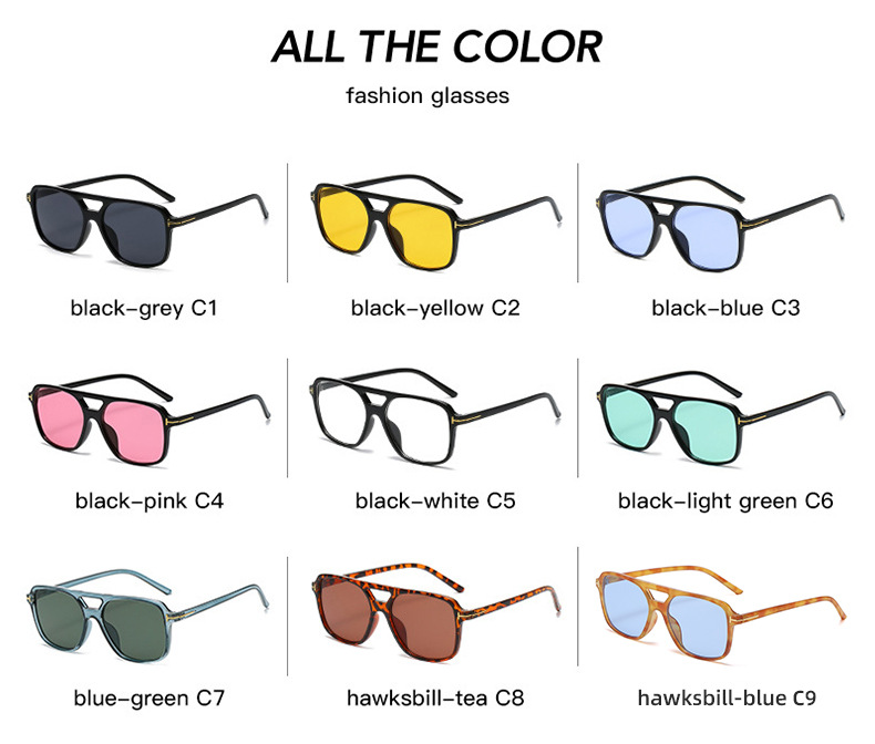 Vintage Square Fashion Glasses Women Stylish Glasses Lens Temu