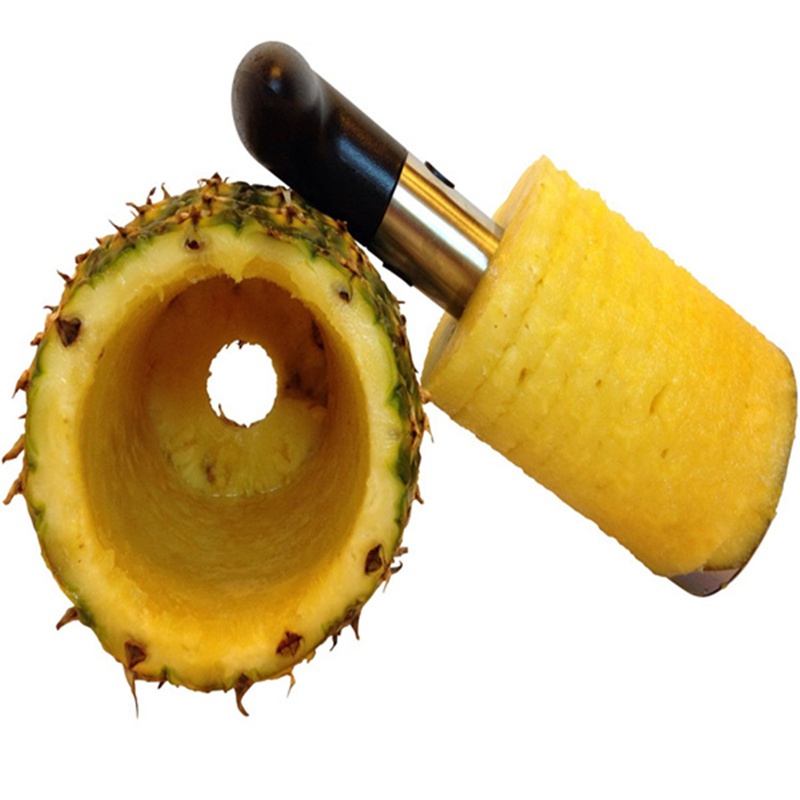 Acier Inoxydable Ananas Peeler Cutter Slicer Corer Peel Core Outils Fruits  Légumes Couteau Gadget Cuisine Spiralizer DH9385 Du 2,4 €