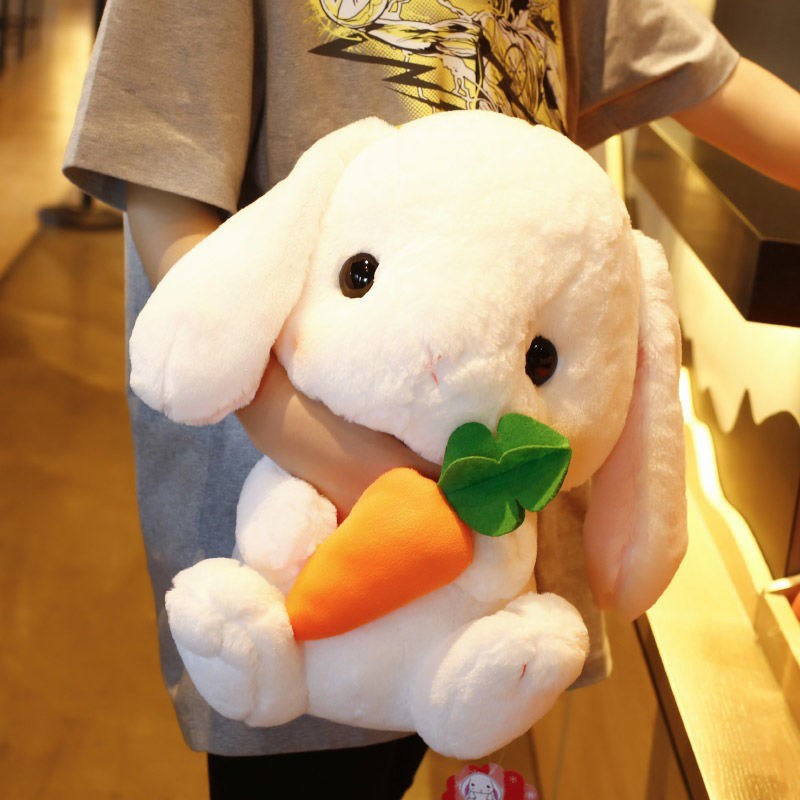 Muscle Bunny Plush Toy Doll Cute Emoji Bunny Pillow Cushion Strong