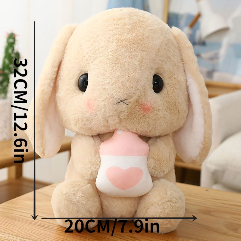 LOPJGH Bunny Stuffed Animal, Cute Bunny Plush Toy, Stuffed Bunny with Long  Floppy Ears, Fluffy Rabbit Stuffed Animal for Kids Boys Girls Babies