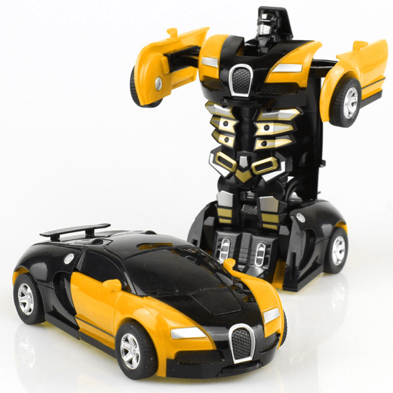 Best One Key Transforming Car Toys & Automatic Transforming Robot Plastic Model Car