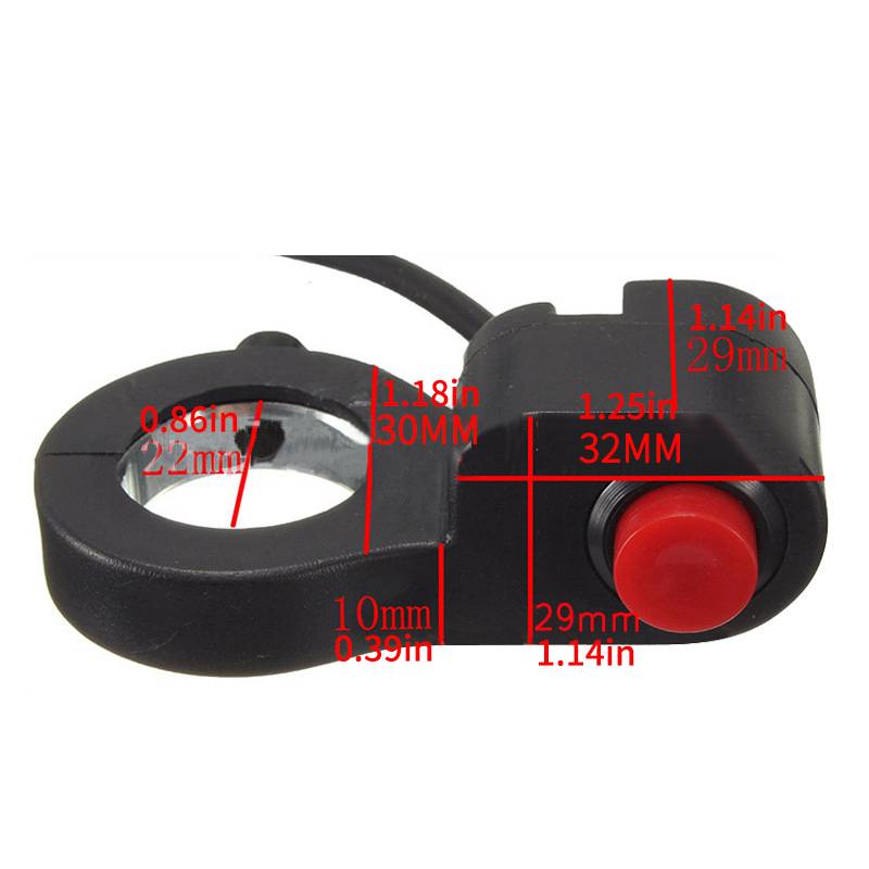 Kill Switch & Horn Button Combo For Dirt Bikes & ATV – 7/8