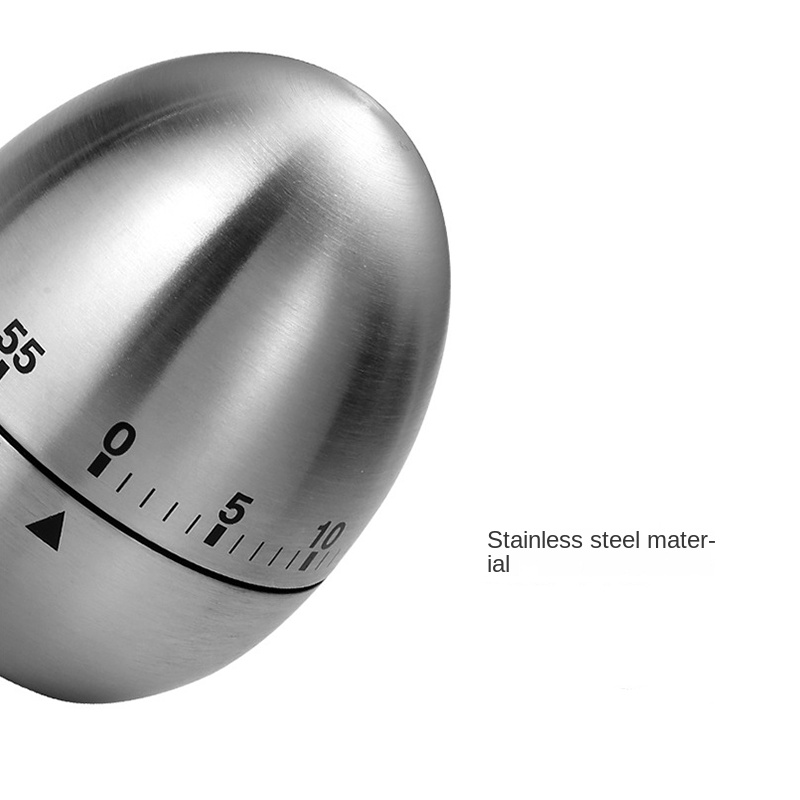 Stainless Steel Timer Kitchen With Magnet Mechanical Egg Timer Home  Commercial Baking Countdown Reminder - Temu