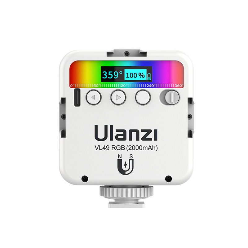 Ulanzi Vl49 Luz Led Rgb Magnética Recargable Para Video