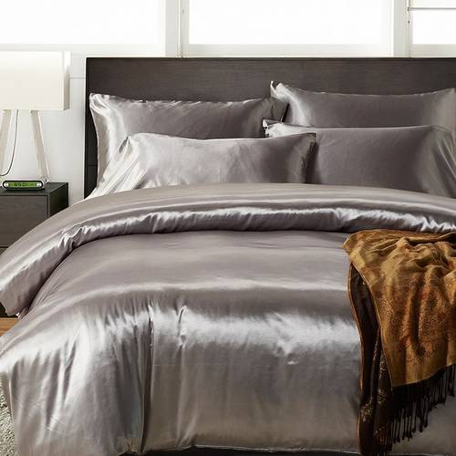Duvet Cover Set (1 Duvet Cover + 1 Pillowcase, Covers Only No Inserts), Solid Color Bedding