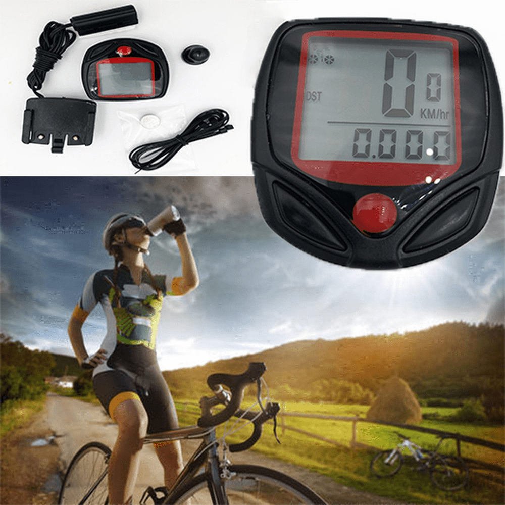 Acquista Contachilometri digitale wireless per bicicletta da ciclismo  Contachilometri digitale per bicicletta con batteria ricaricabile