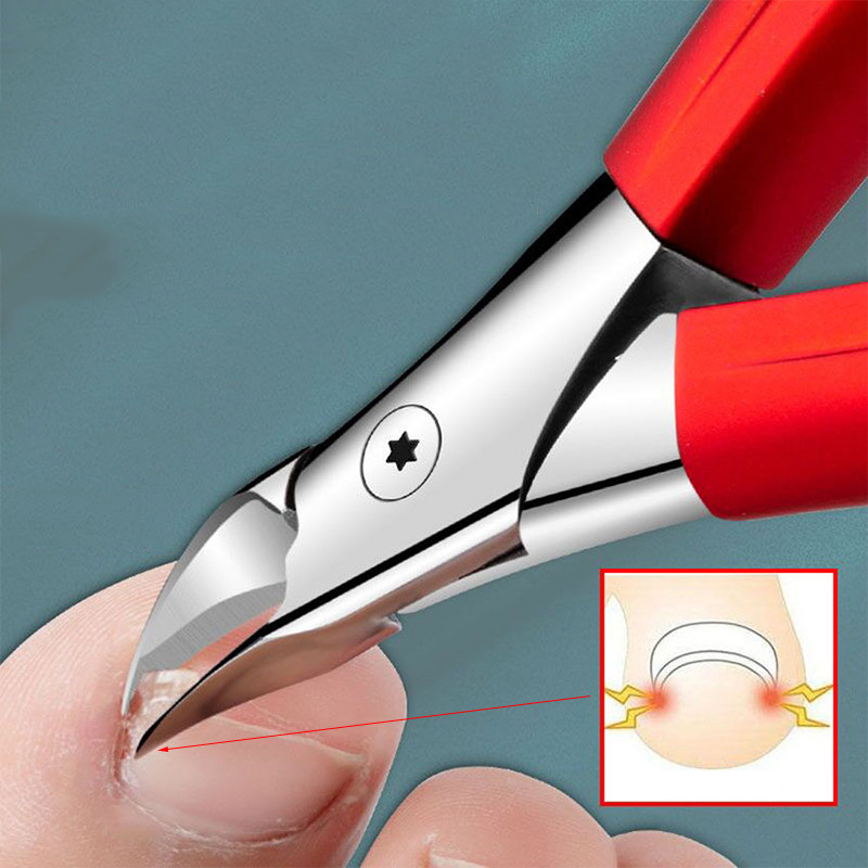 Manunclaims Toenail clipper, Professional Thick & Ingrown Toe Nail Clippers for Men & Seniors, Pedicure Clippers Toenail Cutters, Super Sharp Curved