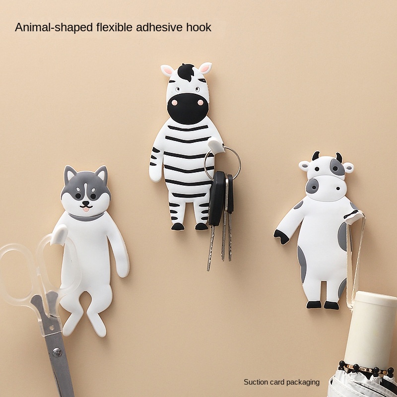 Adorable Animal shaped Hooks Reusable Bendable Perfect Wall - Temu