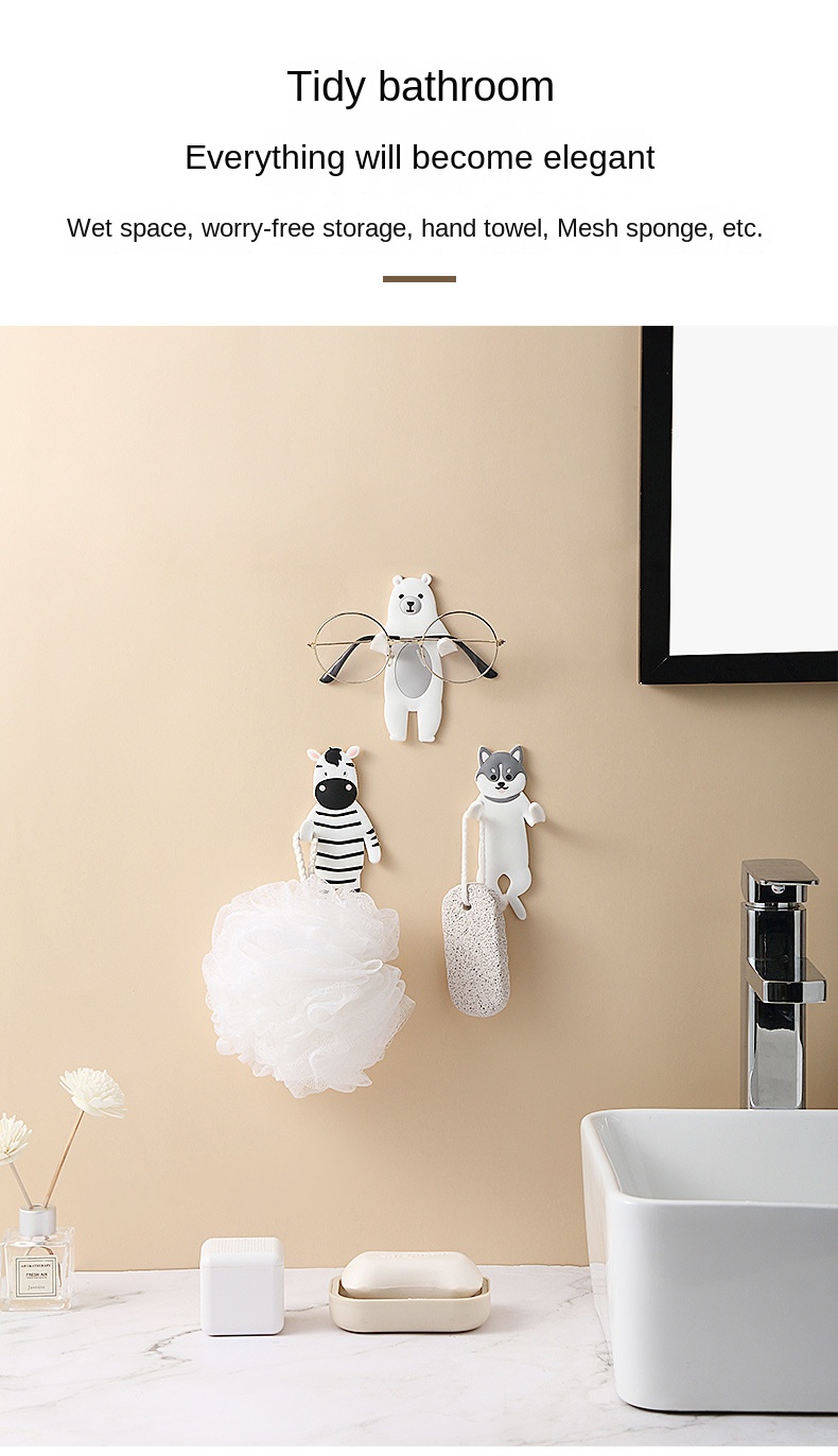 Adorable Animal shaped Hooks Reusable Bendable Perfect Wall - Temu Canada