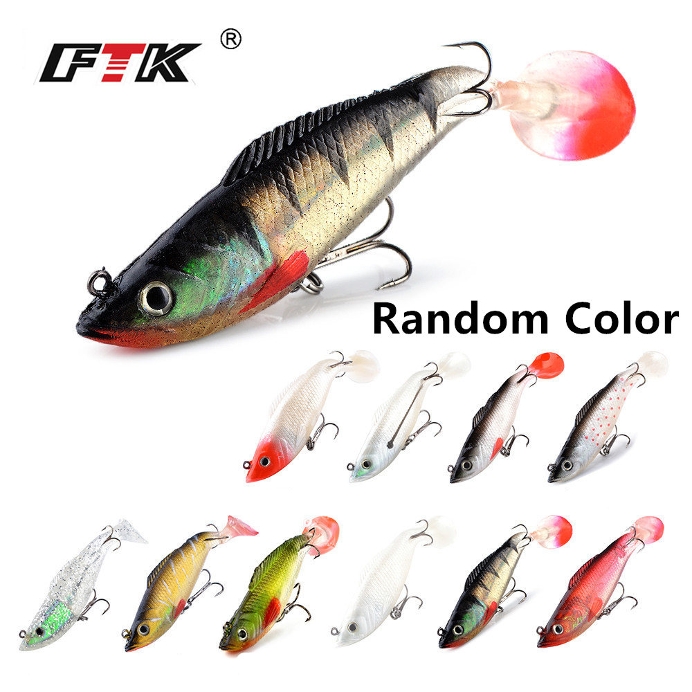 Ftk Fishing Jigging Head Lure Artificial Soft Bait Saltwater - Temu Canada