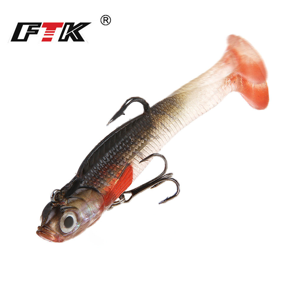 Ftk Fishing Jigging Head Lure Artificial Soft Bait Saltwater - Temu