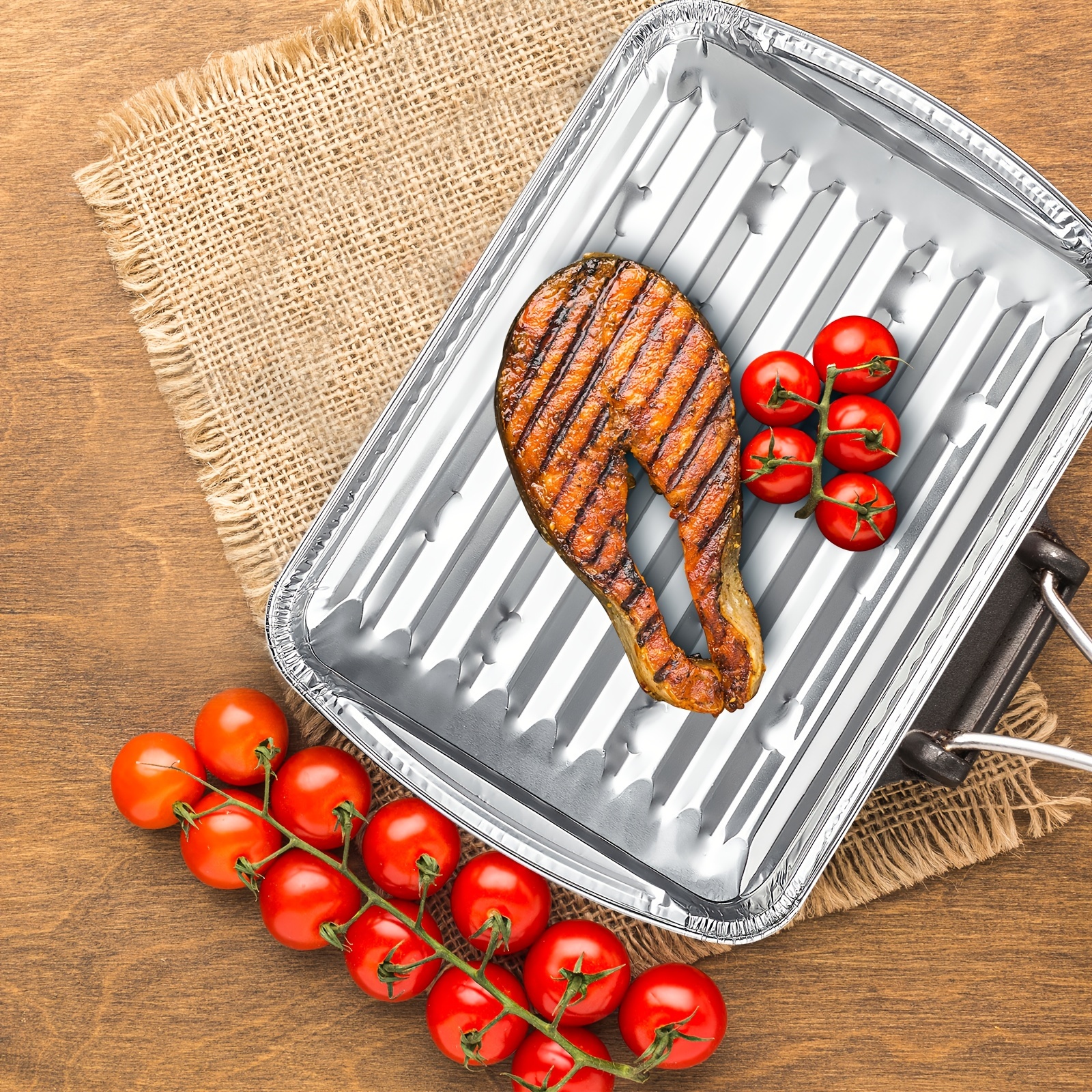 Disposable Aluminum Broiler Pan 9 X 13 Aluminum Foil Grill - Temu