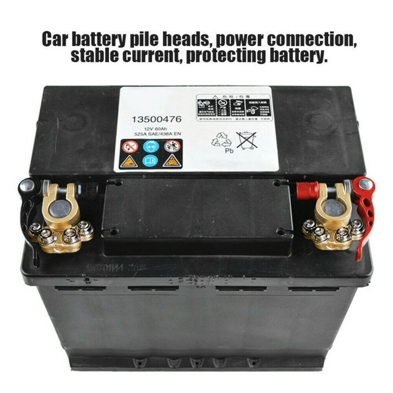 OFZVEO Batterie Schnellklemmen, 2 Stück Auto Batterieklemmen