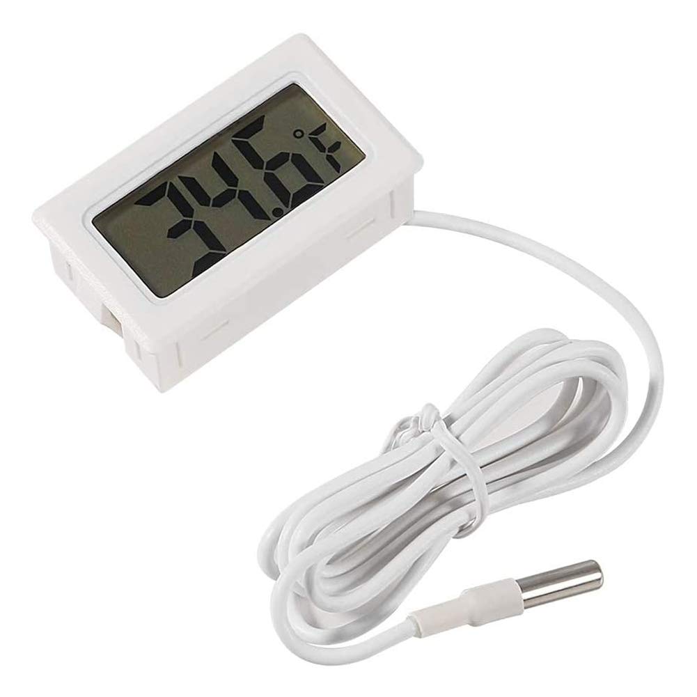 White Plastic Refrigerator Thermometer Accurately Monitor - Temu