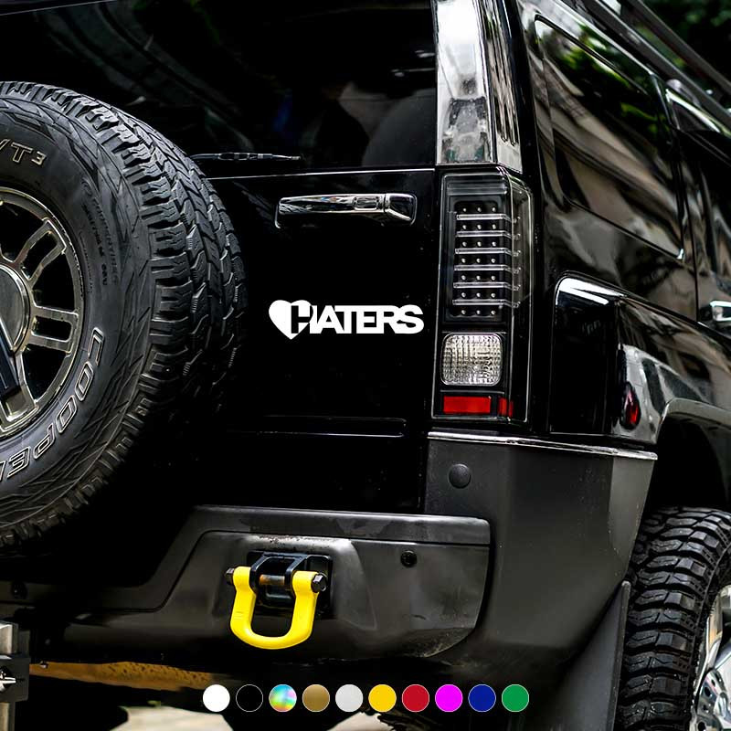 Haters Auto Stickers Love Personality Car Stickers - Temu