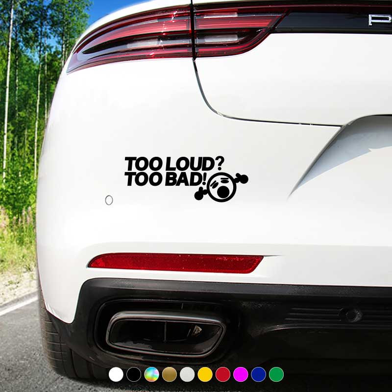 Loud Bad Classic Reflective Car Stickers Windows Automobile - Temu