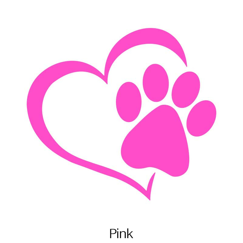 Show Love Furry Friend Heart shaped Dog Paw Print Car - Temu Canada